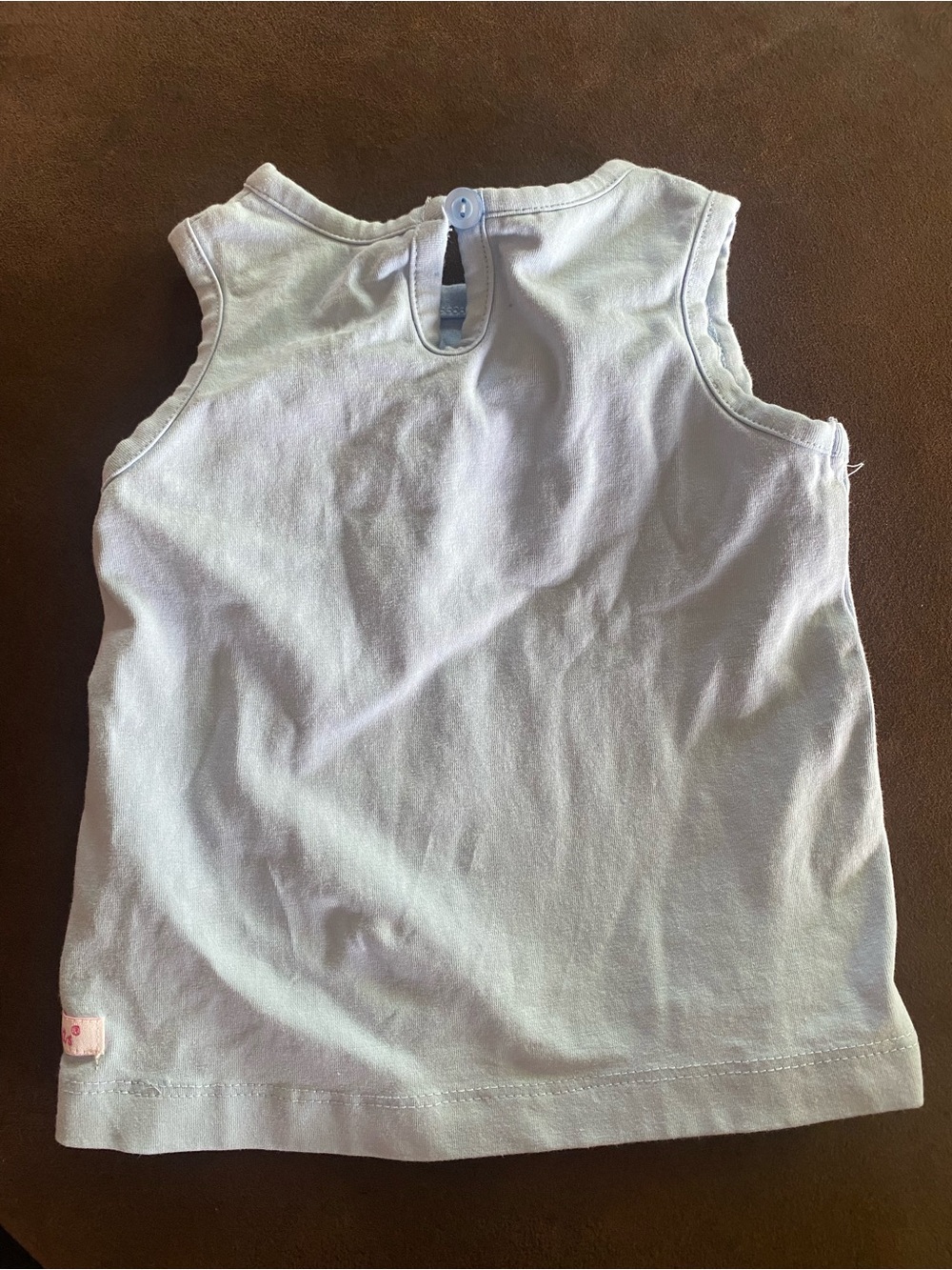 Ruffle Butts Light Blue Ruffle Tank Top - Picture 2 of 3